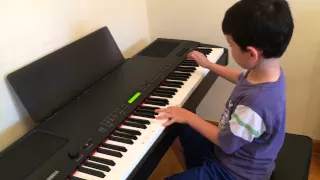 6 Year Old Piano Solo - Waltz In A Minor by Chopin