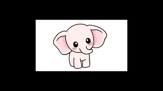 How to draw Elephant#art#animal#anime#animation#love#song#cartoon#story#poetry#drama#funny#shorts