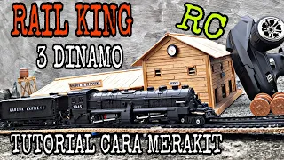 MERAKIT RAIL KING REMOTE CONTROL !!! (Part. 2) #train #keretaapi #railway