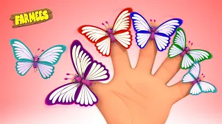 Butterfly Finger Family Song | Nursery Rhyme & Kids Song by Farmees