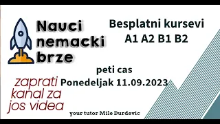 Besplatni kurs, ponedeljak 11.09.2023 peto predavanje