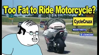 Too FAT To Ride a Motorcycle? | MotoVlog