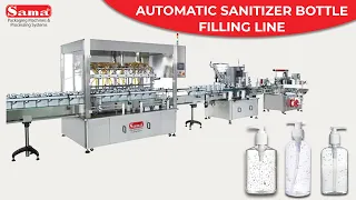 Automatic Hand Sanitizer Bottle filling Line