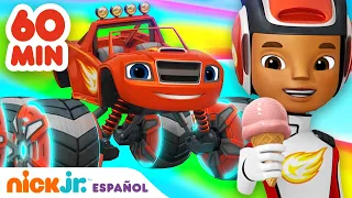 Blaze y los Monster Machines | ¡Todo lo NUEVO de Blaze durante 1 hora! | Nick Jr. en Español