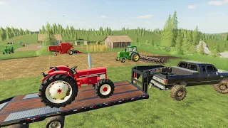 Our dog is gone and returning missing tractor | Back in my day 36 | Farming Simulator 19