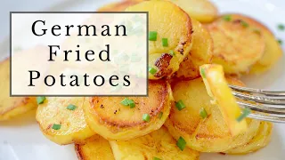 Crispy, Delicious German Fried Potatoes | Bratkartoffeln