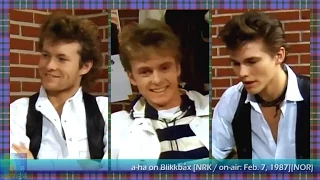 a-ha on Blikkbåx [NRK / on-air: Feb. 7, 1987](NOR)