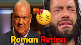 Paul Heyman Shocked as Roman Reigns Retires from WWE - WWE News