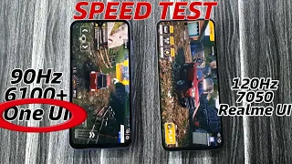 Galaxy A15 5G vs Realme P1 5G speed Test with Gaming, AnTuTu, Multitasking Performance..