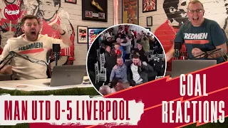 Salah Hattrick, Keita & Jota Dismantle United! | Man United 0-5 Liverpool | Goal Reactions