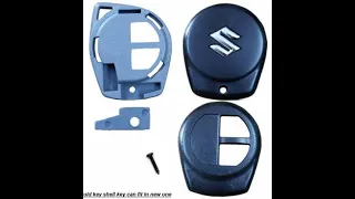 Maruti suzuki 2 button remote key shell replacement without cutting of blade