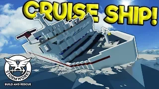 CRUISE LINER SINKING SHIP SURVIVAL! - Stormworks: Build and Rescue Multiplayer Gameplay