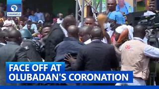 Security Operatives, Ooni's Entourage Face-Off At Olubadan's Coronation