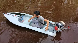 homemade micro boat under $100 | part 3