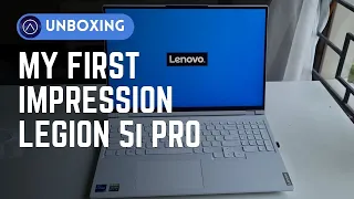 Unboxing Lenovo Legion 5i Pro (2021) Stingray White | Intel i7-11800H | RTX 3070