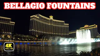 Bellagio Fountains Las Vegas 2021 in 4k