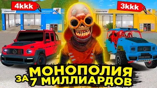 МОНОПОЛИЯ НА 7 МИЛЛИАРДОВ 🤑 АККАУНТ ВЛАДЕЛЬЦА ШИНОМОНТАЖА в GTA RADMIR RP