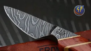 Forging Damascus Knives by Hand is stressful...