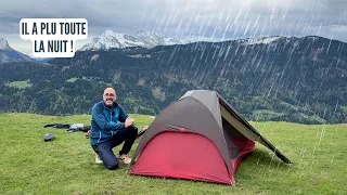 Je TESTE la MSR Freelite 2 et il PLEUT toute la nuit | Tente bivouac 1 kg