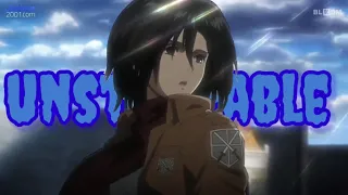 Sia - Unstoppable mikasa - AMV (attack on Titan)