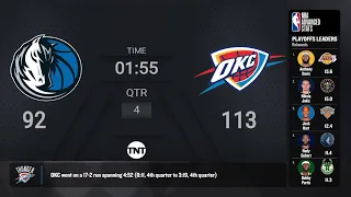 Mavericks @ Thunder Game 1 | #NBAplayoffs presented by Google Pixel Live Scoreboard