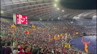 Roma - Sassuolo 12/09/2021 Tifosi di Falciano del Massico.