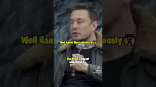 Elon musk's biggest inspiration is kanye west 😂😂 but why?