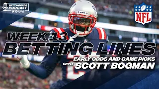 Early Week 13 NFL Picks and Betting Lines | BettingPros Podcast