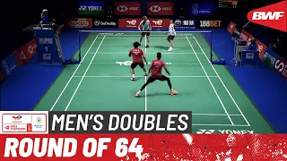 TotalEnergies BWF World Championships 2021 | Attri/Reddy B. (IND) vs Eipe/Kjær (DEN) | R64