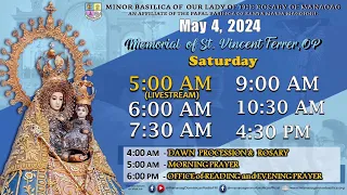 MANAOAG MASS - Dawn Rosary & Procession - May 4, 2024 / 4:00 a.m.