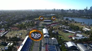 Bird's Eye View Of Albert Park | Australian Grand Prix 2016