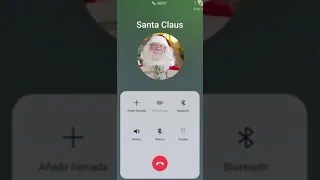 Llamada a Santa Claus / papá Noel