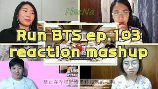 [BTS] Run BTS 달려라 방탄 ep.103｜reaction mashup