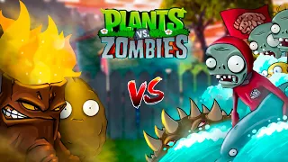 ОНИ СЪЕЛИ МОИ МОЗГИ! Битва РАСТЕНИЙ против ЗОМБИ в Игре PLANTS VS ZOMBIES от Cool GAMES