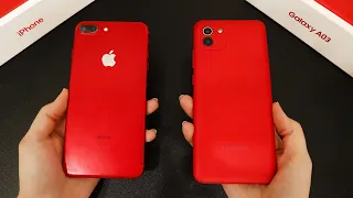 СТАРЫЙ iPhone 7+ или НОВЫЙ Samsung Galaxy a03? Что выбрать - Б/У Айфон или Свежий Андроид?