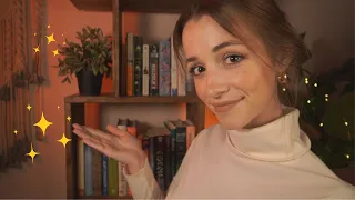 ASMR | Bookshelf Tour 📚