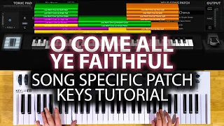O Come All Ye Faithful MainStage patch keyboard tutorial- Planetshakers
