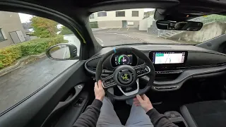 New Abarth 500e Test Drive POV Ambience Binaural Sound