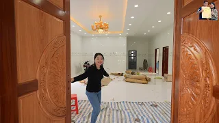 Về nhà Phan Diễm chuẩn bị đưa bộ Bàn Ghế Gỗ Khổng lồ vào nhà ăn toàn món ngon dân dã Miền Tây