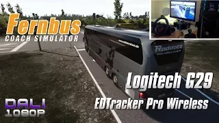 Fernbus Simulator Logitech G29 + EDTracker Pro Wireless (Wheel Cam)