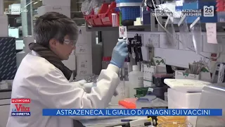 AstraZeneca, 29 milioni di dosi ferme ad Anagni - La vita in diretta - 25/03/2021