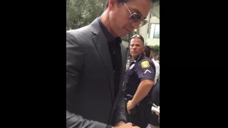 Meeting Benjamin Bratt 7/6/16 - 'The Infiltrator' Premiere (Tampa, FL)