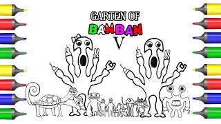 New Garten of Banban 5 Coloring page /All New Bosses + Secret ENDING/ Music [NCS]