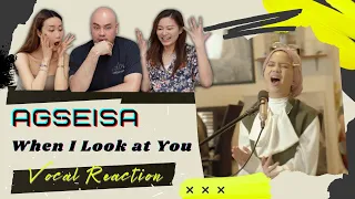 AGSEISA | When I Look at You -- Vocal Coach Reacts [See You On Wednesday] Live Session