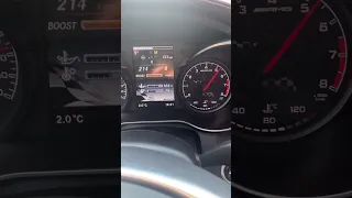 Mercedes W205 C43 acceleration 130-257 km/h and sound