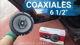 Mejorando el sonido original Bocinas 6.5 Coaxiales Pioneer Serie A | Armando Carros