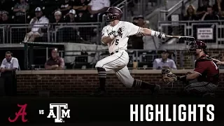 Baseball: Highlights | A&M 12, Alabama 6