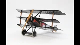 Eduard 1/72 Fokker Dr.1, Full Quick Build Video.