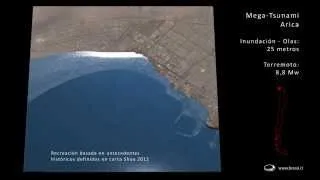 Tsunami Arica - Plano Inundación, Infografia y Prevención