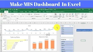 How to Create Dashboard in Excel ☑️